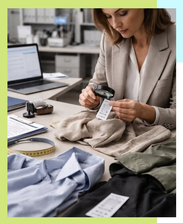 Сертификация одежды и текстиля в Зиме, быстрая экспертиза