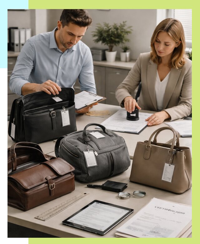 Сертификация сумок в Зиме от 7671 руб. | Алешин-Зма