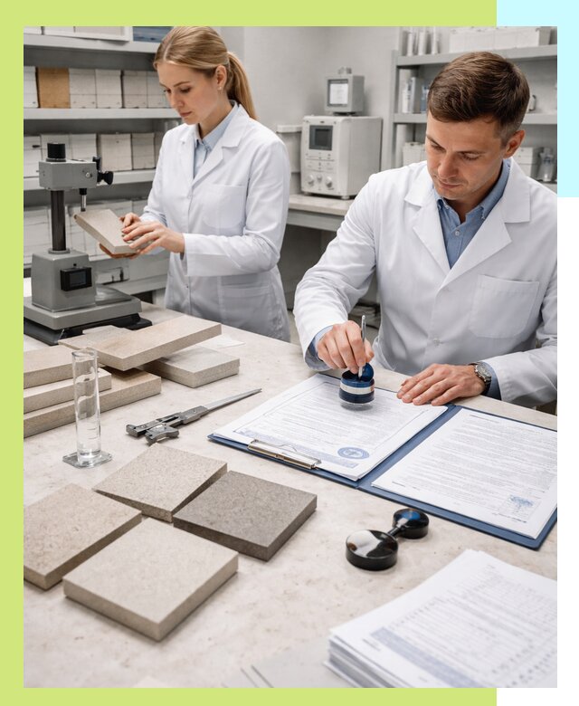 Сертификация плитки и керамики в Зиме с документами