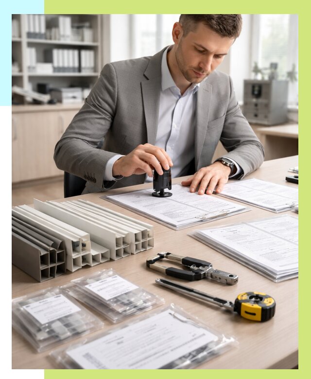 Сертификация ПВХ продукции в Зиме от 8694 р., Алешин-Зма