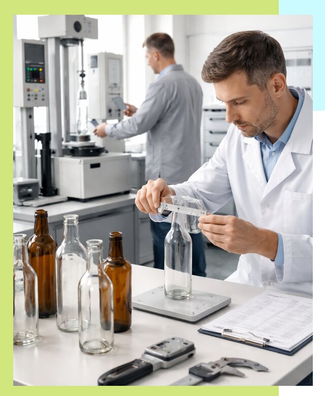 Сертификация стеклянных бутылок и сопутствующей упаковки в Зиме