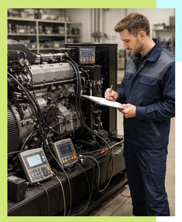Сертификация дизельных генераторов и их оборудования в Зиме