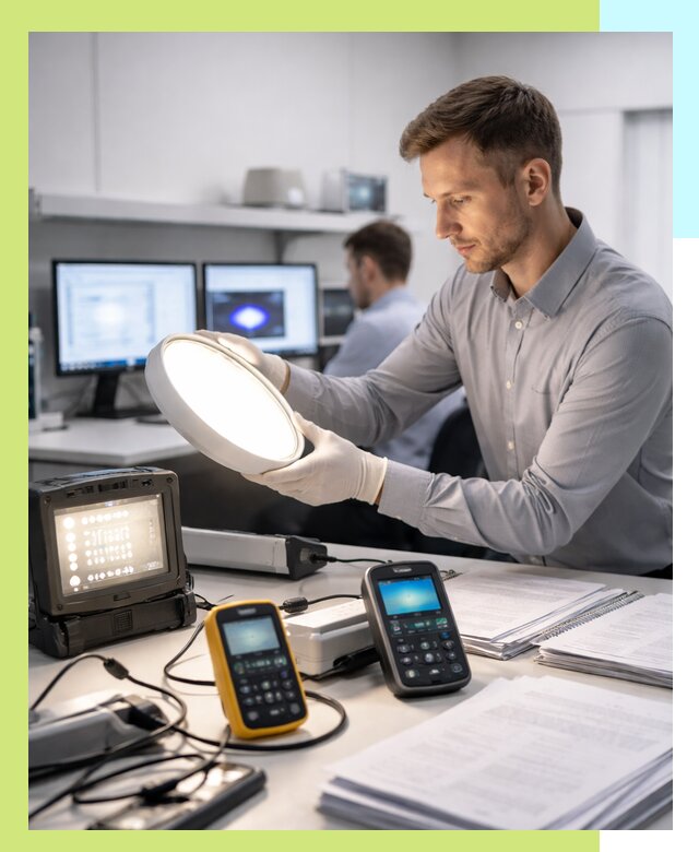 Сертификация светильников в Зиме: испытания и оформление