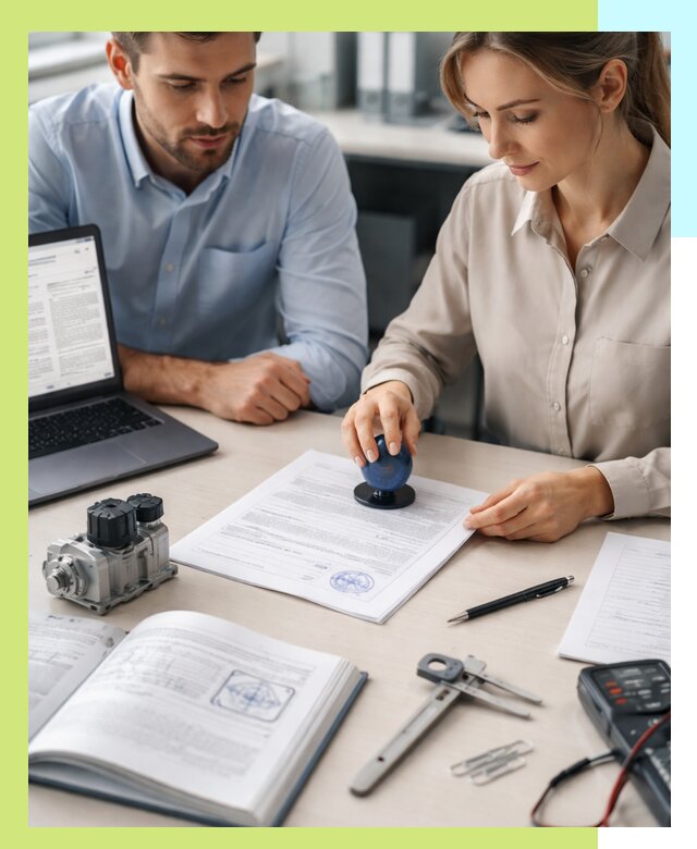 Выдача паспорта изделия и техническая экспертиза продукции в Зиме