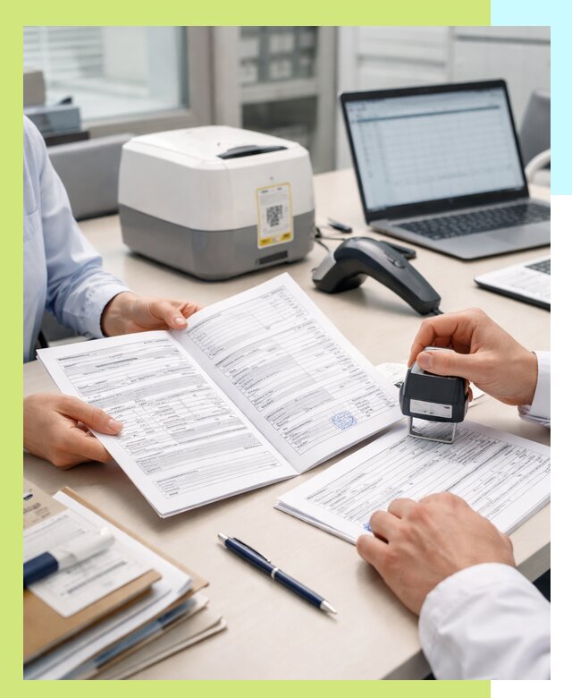 Оформление паспорта на товар и сопроводительных документов в Зиме