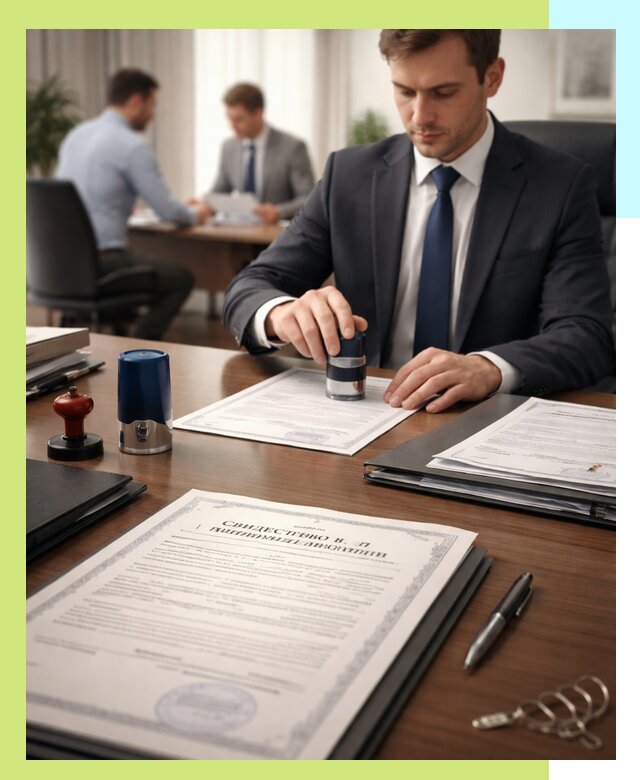 Оформление свидетельства о государственной регистрации в Зиме