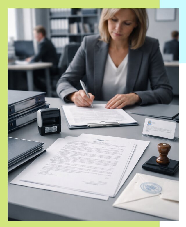 Оформление отказного письма для продукции и оборудования в Зиме