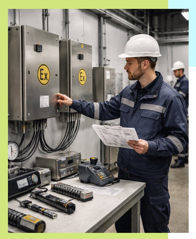 Сертификат взрывозащиты промышленного оборудования в Зиме