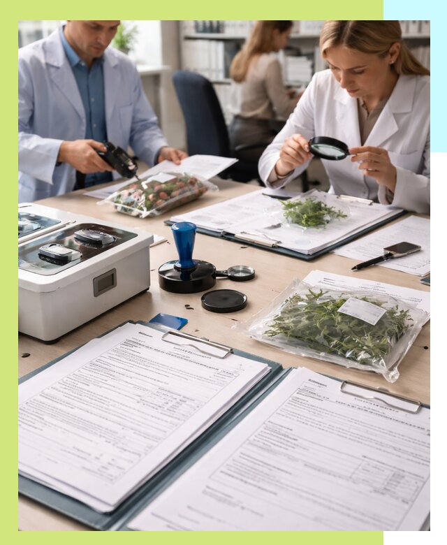 Оформление карантинного сертификата для растений в Зиме