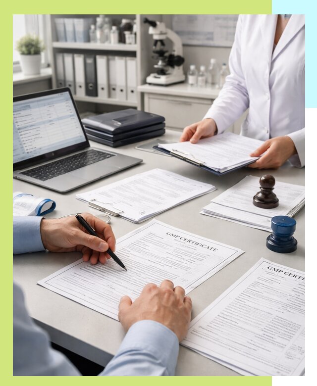 Оформление сертификата GMP в Зиме для фармпроизводства