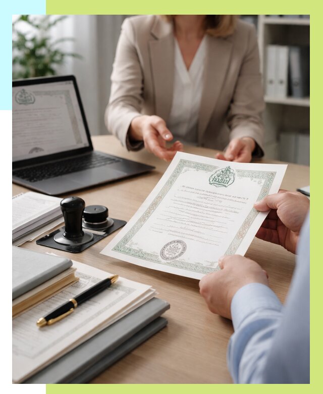 Халяль сертификат в Зиме, получить от 15342 р. | Алешин-Зма