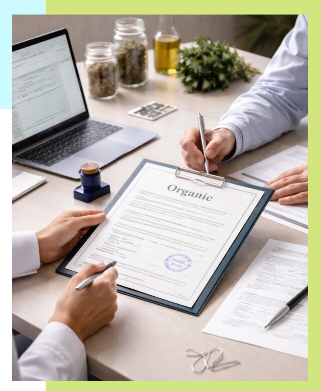 Оформление сертификат органик в Зиме от 30684 р. | Алешин-Зма