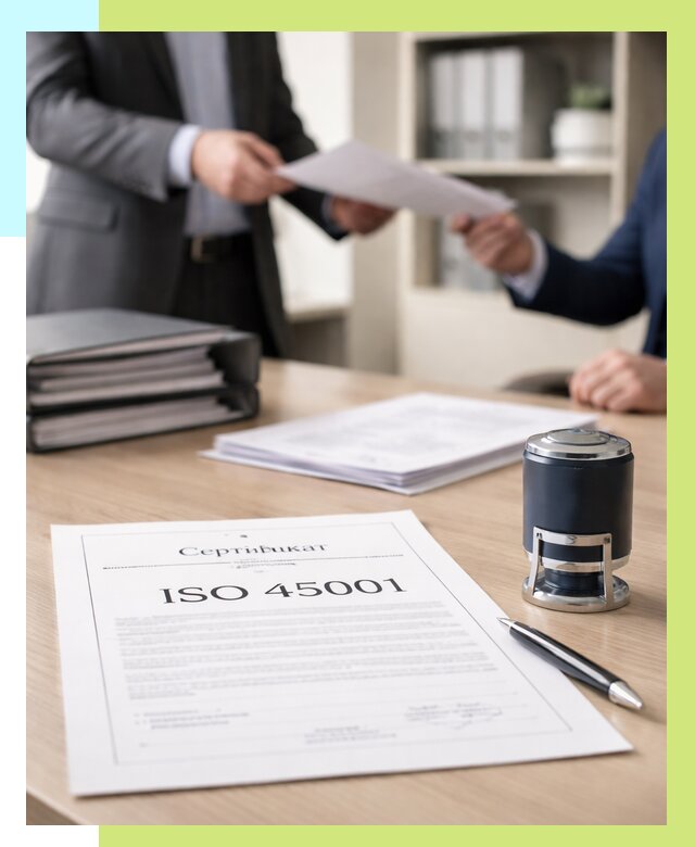 Сертификат ISO 45001 в Зиме под ключ от 46026 р. | Алешин-Зма