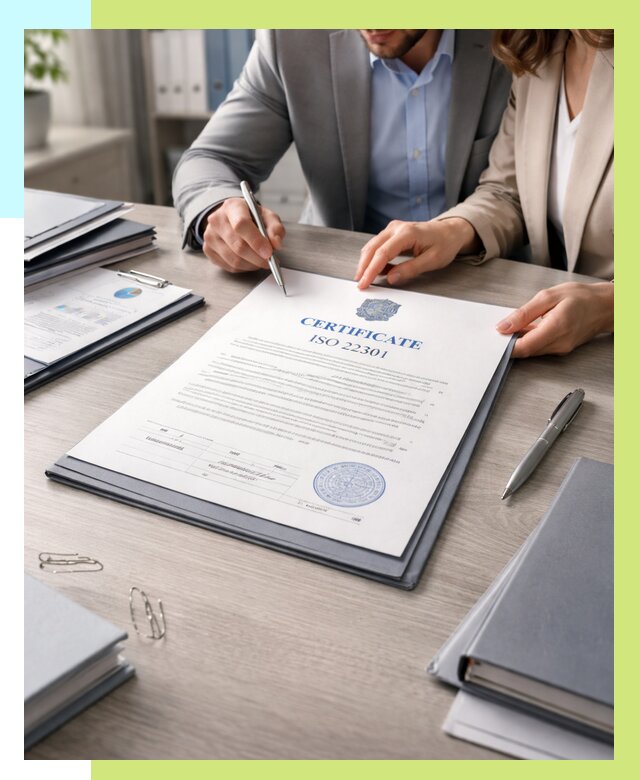 Сертификат ISO 22301 в Зиме от 46026 р. | Алешин-Зма срочно