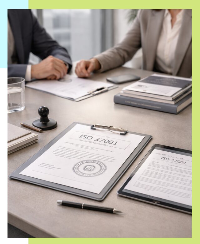 Сертификат ISO 37001 в Зиме оформить от 122736 р. Алешин-Зма