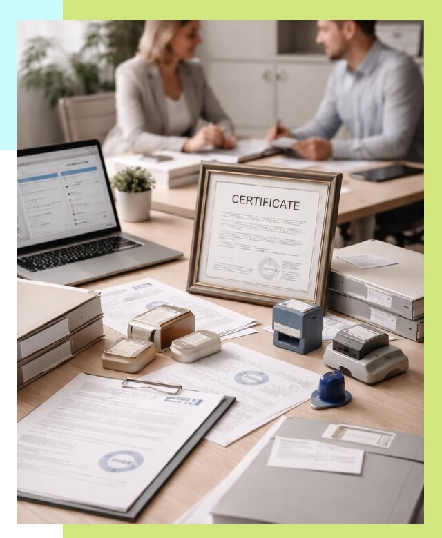 Сертификация компании в Зиме от 46026 р. | Алешин-Зма — заказ